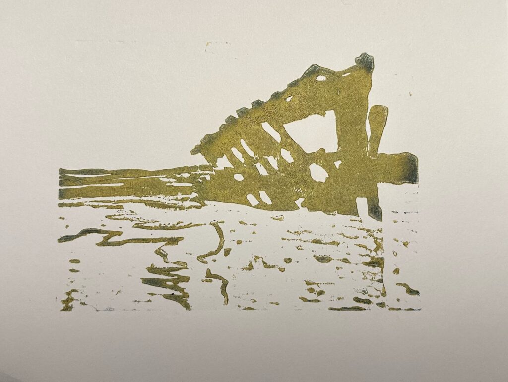 Peter Iredale
Woodblock Print 8x10"